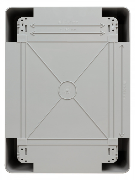 Бокс пластиковый ЩМП-0-2, ABS, IP65, от -45 до +75 °С, навесной, (330x250x140) TDM