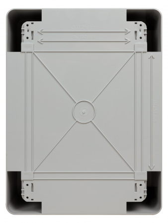 Бокс пластиковый ЩМП-0-2, ABS, IP65, от -45 до +75 °С, навесной, (330x250x140) TDM