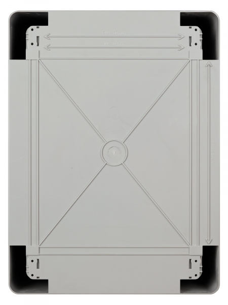 Бокс пластиковый ЩМП-0-4, ABS, IP65, от -45 до +75 °С, навесной, (400x300x210) TDM