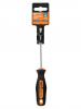 Отвертка шлицевая двухкомпонентная, CR-V тип SL4.0x100, серия "Алмаз" TDM