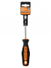 Отвертка шлицевая двухкомпонентная, CR-V тип SL6.0x100, серия "Алмаз" TDM