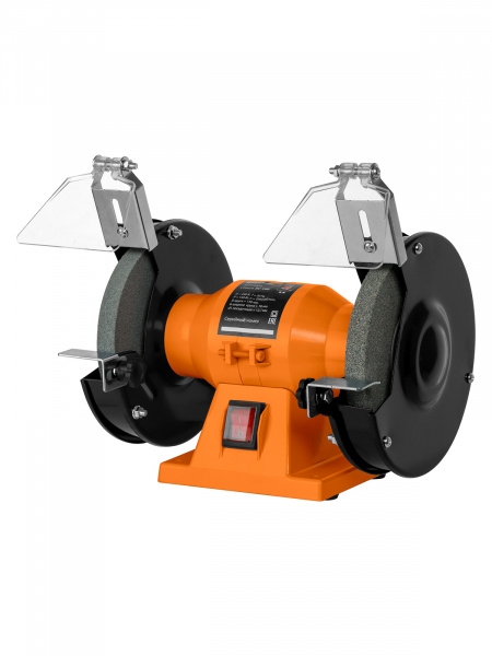 Заточной станок ЗС-150, 150 Вт, 2950 об/мин, круг 150 ×16 мм, посад.  диам. 12,7 мм, "Рубин" TDM