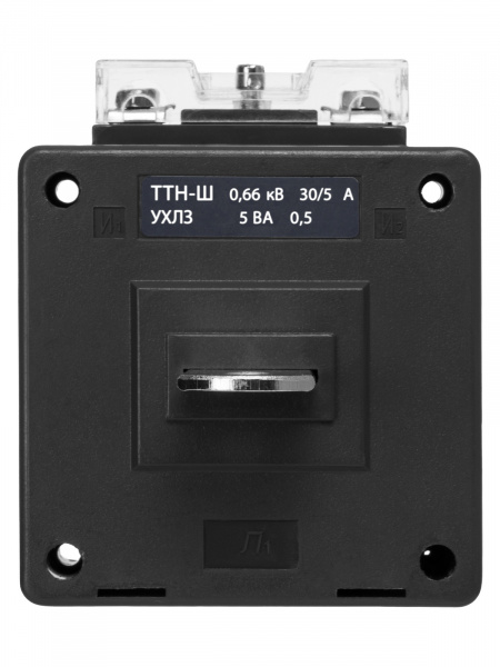 Трансформатор тока измерительный с шиной ТТН-Ш  30/5- 5VA/0,5-Р TDM