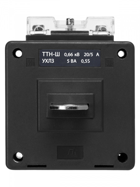 Трансформатор тока измерительный с шиной ТТН-Ш  20/5- 5VA/0,5S-Р TDM