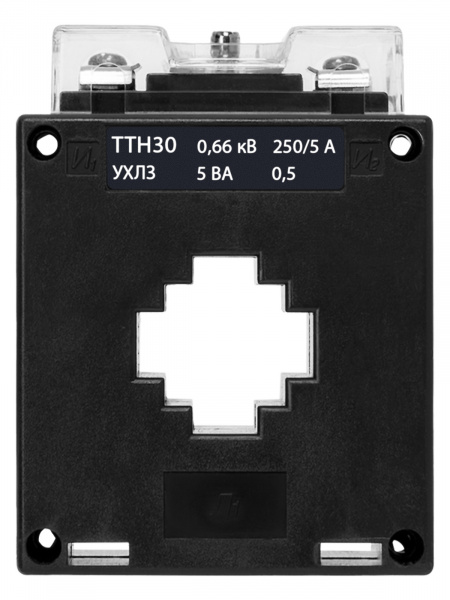 Трансформатор тока измерительный ТТН  30/250/5- 5VA/0,5-Р TDM