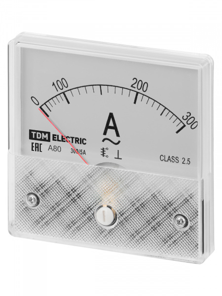 Амперметр А80 300А/5А-2,5, трансформаторного включения, (поверенный), TDM