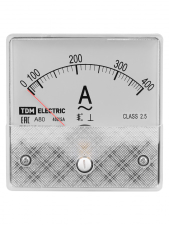 Амперметр А80 400А/5А-2,5, трансформаторного включения, (поверенный), TDM