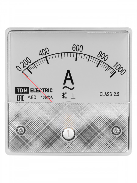 Амперметр А80 1000А/5А-2,5, трансформаторного включения, (поверенный), TDM