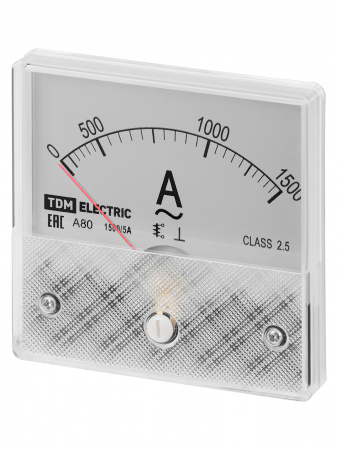 Амперметр А80 1500А/5А-2,5, трансформаторного включения, (поверенный), TDM