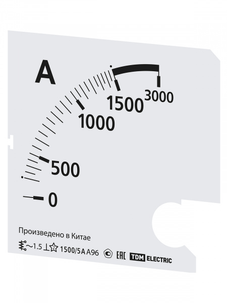Шкала Ш96 1500/5А-1,5 (для А96 Х/5А) TDM