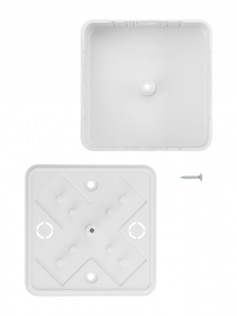 Коробка распаячная КР 75х75х28 ОП белая IP40 TDM