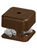Коробка распаячная КР 50х50х20 ОП бук, с клем. колодкой, IP40, инд. штрихкод TDM