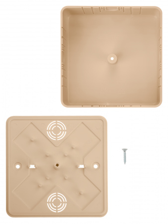 Коробка распаячная КР 100х100х44 ОП сосна IP40, инд. штрихкод TDM
