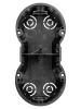 Установочная коробка СП 2-х местная, 141х70х45мм, саморезы, IP20, инд. штрихкод, TDM