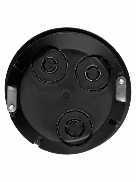 Установочная коробка СП D73х45мм, саморезы, метал. лапки, IP20, TDM