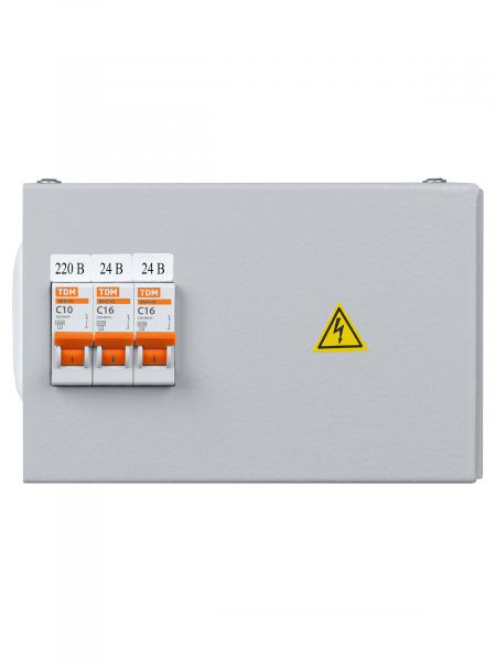 Ящик с трансформатором понижающим ЯТП-0,25 220/24-3 авт. IP31 TDM