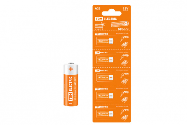 Элемент питания A23 Alkaline 12V BP-5 TDM