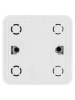 Розетка 2П+3 открытой установки IP20 16А 250В (керамика) белая "Ладога" TDM
