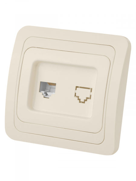 Розетка компьютерная RJ-45 сл. кость "Валдай" TDM
