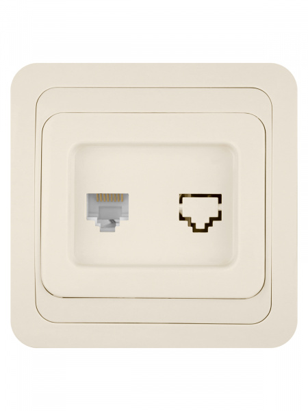 Розетка компьютерная RJ-45 сл. кость "Валдай" TDM