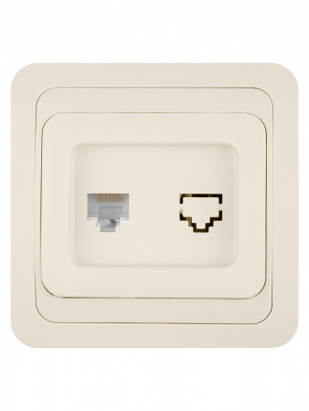 Розетка компьютерная RJ-45 сл. кость "Валдай" TDM