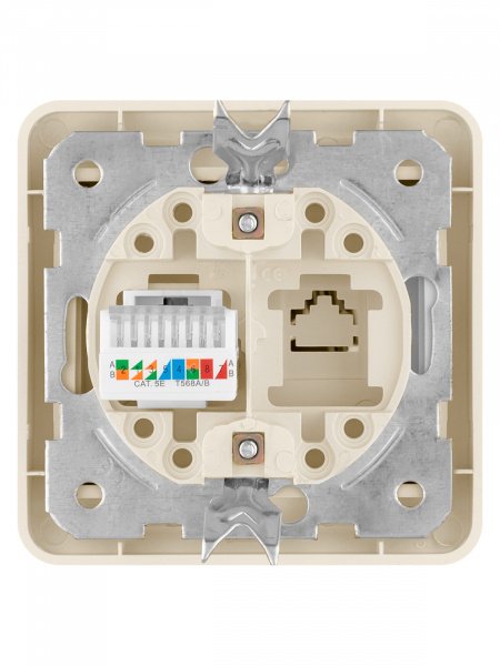 Розетка компьютерная RJ-45 сл. кость "Валдай" TDM