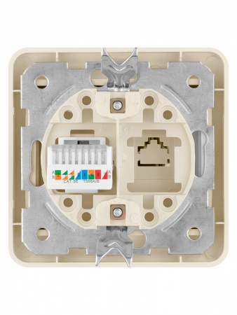 Розетка компьютерная RJ-45 сл. кость "Валдай" TDM