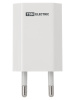 Сетевое зарядное устройство, СЗУ 1, 1 А, 1 USB, белый, TDM
