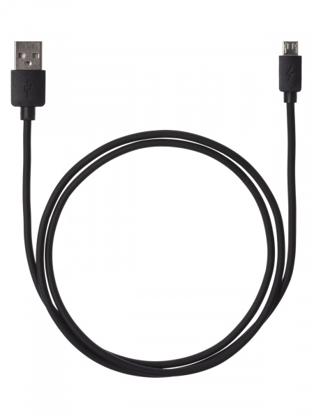 Дата-кабель, ДК 1, USB - micro USB, 1 м, черный, TDM