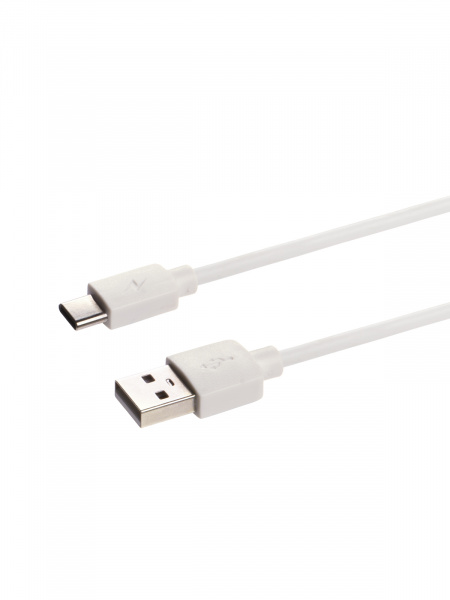 Дата-кабель, ДК 5, USB - USB Type-C, 1 м, белый, TDM