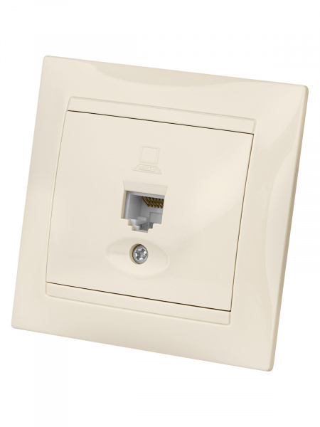 Розетка компьютерная RJ45  сл. кость "Лама" TDM