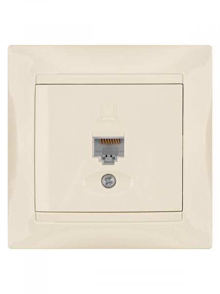Розетка компьютерная RJ45  сл. кость "Лама" TDM