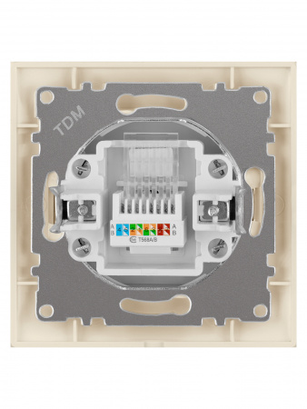 Розетка компьютерная RJ45  сл. кость "Лама" TDM
