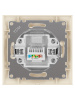Розетка компьютерная RJ45  сл. кость "Лама" TDM