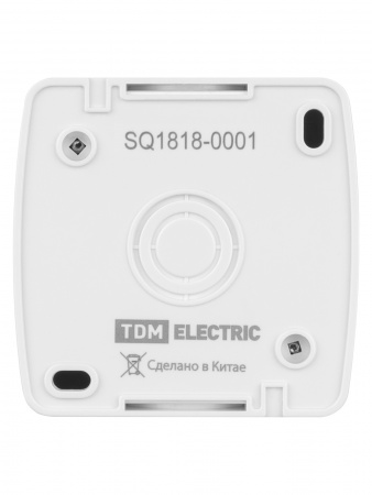 Выключатель 1-кл. открытой установки IP44 10А белый "Селигер" TDM