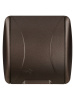 Розетка 2П+3 открытой установки IP54 16А с крышкой шоколад "Селигер" TDM