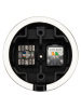 Розетка телефонная RJ11 + компьютерная RJ45 черная «Болонь» TDM