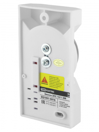 Звонок проводной в эл.сеть ЗПС-10/1-ЭМ (эл.мех, без кнопки, AC 230V) TDM