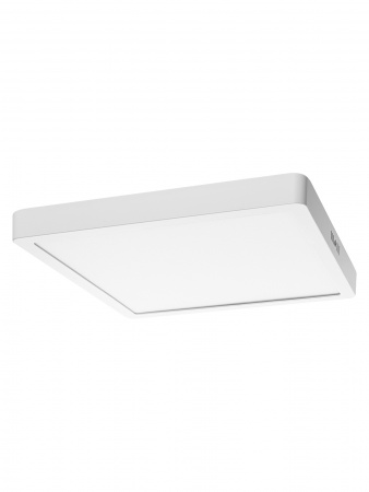 Светильник светодиодный накладной "Даунлайт НАРОДНЫЙ" квадрат СПО (белый) алюминий 24Вт 6500К