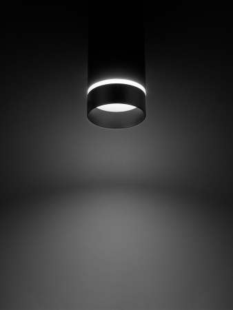 Светильник-спот потолочный накладной LED, 7 Вт, 230 В, 50 Гц, 4000К, IP20, "Вероника", черный, TDM