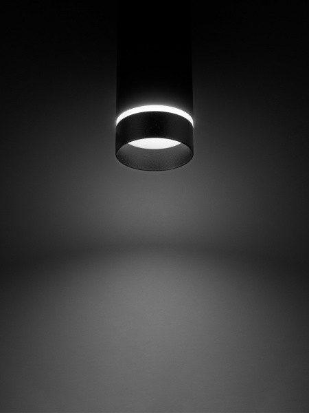 Светильник-спот подвесной LED, 7 Вт, 230 В, 50 Гц, 4000К, IP20, "Вероника", черный, TDM