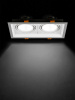Светильник встраиваемый карданный "Фокус-1" LED CSL-01-2x11-NW 22 Вт, 35°, 4000 К, 80 Ra, IP20, TDM