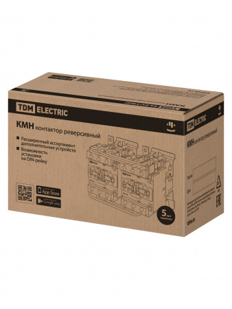 Контактор КМН-39532 реверс 95А 230В/АС3 2НО; 2НЗ TDM
