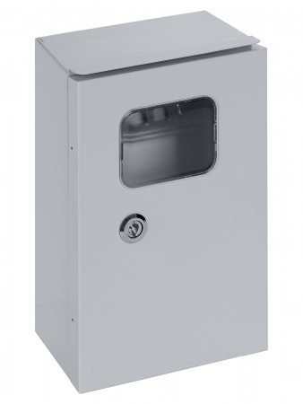 Корпус металлический ЩУ-МП (295х190х110) с окном IP54 Народный эконом