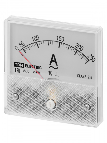 Амперметр А80 250А/5А-2,5, трансформаторного включения, (поверенный), TDM