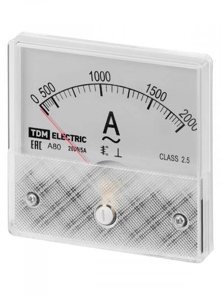 Амперметр А80 2000А/5А-2,5, трансформаторного включения, (поверенный), TDM