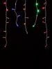 Гирлянда светодиодная "Бахрома" 2,5х0,6 м, 120LED, многоцветн., 8 режимов, 250 В, IP44, TDM