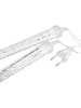 Гирлянда светодиодная "Сосульки фигурные" 2,1 м, 176LED, 8 шт, падающий синий свет, 250 В, IP44, TDM