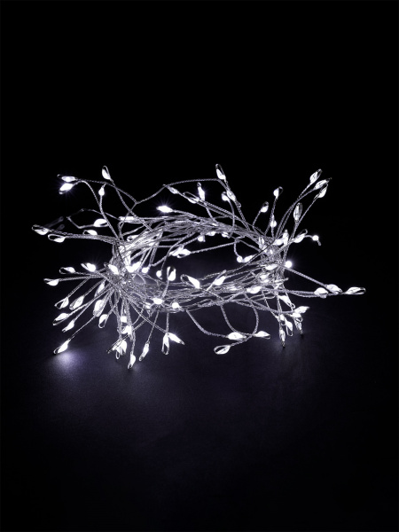 Гирлянда светодиодная "Самоцветы" 100LED, 2 м, 6000 K, USB, IP20, TDM
