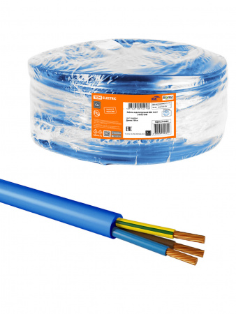 Кабель водопогружной КВВ  3х2,5 (100м) TDM